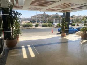 Wonderful two-bedroom apartment balcony in Fanadir aqua park beach