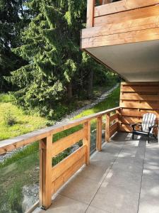 LOlympe de Combloux - Terrasse & balcon sur la forêt