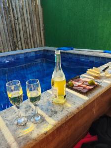 Casa Bougainville - Casa de 3 quartos, frente pro mar, piscina privativa aquecida, Wifi 400 Mb, Playstation 5