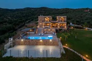 Family & Golf VILLA LAGUNA TOWERS Gialova Navarino - 沃伊多基利亚