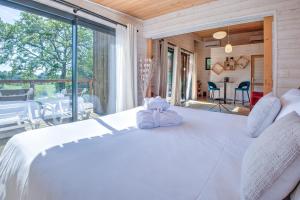 B&B / Chambres d'hotes Lodge Grand Air avec Jacuzzi : photos des chambres