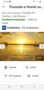 Pousada e Hostel Sol e Mar - Пітімбу