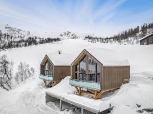 Flygende utsiktshytte med magisk utsikt