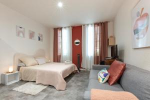 Appartements La Casita - Studio Confort avec Parking prive - Lit douillet - Centre Uzes, Pont du Gard : photos des chambres