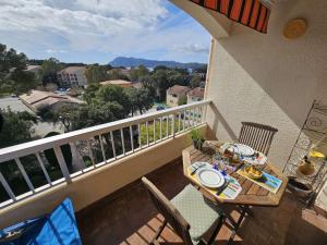 Vue mer, WIFI, climatisation, 3 couchages,500m de la plage...Tout à pied