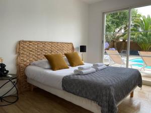 Villas Villa proche du bassin -piscine : photos des chambres