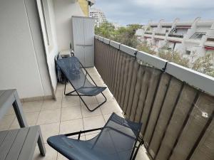 Appartement T2 climatisé à 200m plage, terrasse, parking, 4 couchages - La Grande-Motte - FR-1-250-291