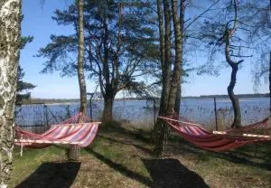 Raj nad wodą linia brzegowa, Deska SUP, grill altana hamaki ognisko BRZÓZKI 2, miejsce dla max 6 osób i dwójki dzieci, jedna sypialnia z małymi łóżkami - Sulejów