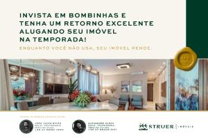 Varandas do Atlântico 502A - Cobertura com vista incrível em condomínio de luxo à beira mar na praia de Bombas - (Consultar serviços de roupas de cama e banho)