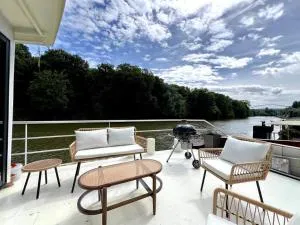 On boat luxury - 6 pers - view - Croissy-sur-Seine