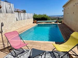 Maisons de vacances Au calme des Pins avec vue mer : photos des chambres