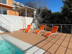 Appartements New Villa 6BR Heated Pool Gas BBQ Mountain View : photos des chambres