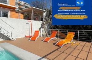 Appartements New Villa 6BR Heated Pool Gas BBQ Mountain View : Villa