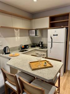 Sensacional Flat Serra Class - vista do Pôr do Sol