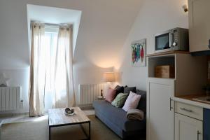 Maisons de vacances Petit appartement calme vue sur havre de Carteret : photos des chambres