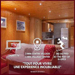 Appartements Le Neiger - Appartement Emeraude : photos des chambres