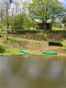 Lodges Chalet au bord de l-eau les Logis de l-Oumois : photos des chambres