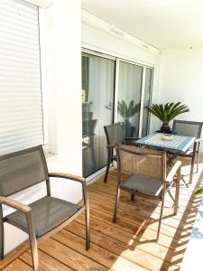 T3 Moderne avec balcon terrasse et parking gratuit