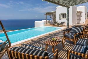 New Twin Villas in Mykonos Pool & Stunning Views