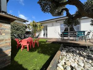 Spa, Climatisation, Piscine chauffée, Pétanque et Calme au Bassin dArcachon