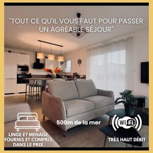 Appartements Villa Saint Mart, Saint Martin de Brehal, 500m de la mer : photos des chambres