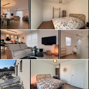 Appartements Villa Saint Mart, Saint Martin de Brehal, 500m de la mer : photos des chambres