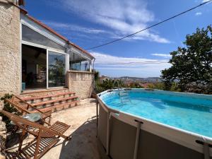 Maisons de vacances Maison au calme vue mer a 180 : photos des chambres