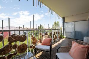 Appartements T3 avec terrasse et parking, a proximite de l-Aeroport et d-Airbus : photos des chambres