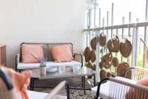 Appartements T3 avec terrasse et parking, a proximite de l-Aeroport et d-Airbus : photos des chambres