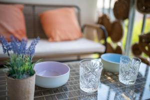 Appartements T3 avec terrasse et parking, a proximite de l-Aeroport et d-Airbus : photos des chambres