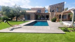 Villas Bergerie Piana d-architecte neuve, 8 pers, piscine chauffee, a 10 min plage : photos des chambres
