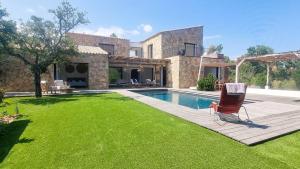 Villas Bergerie Piana d-architecte neuve, 8 pers, piscine chauffee, a 10 min plage : photos des chambres