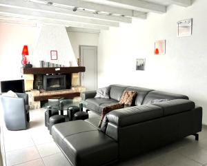 Villas Villa spacieuse a Sainte-Eulalie-en-Born, terrasse, piscine privee : photos des chambres