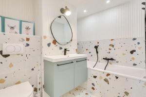 Bel Appart Lumineux avec Jardin, 3 chambres pour 5 personnes