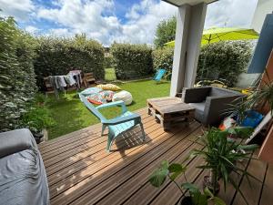 Appartement au calme à 10min des plages - avec Rez de Jardin et Terrasse