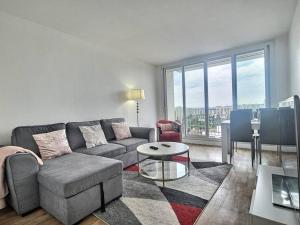 Appartements Le dix-septieme ciel vue sur la tour Eiffel : photos des chambres