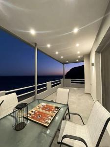 Seafront house with private beach in South Crete