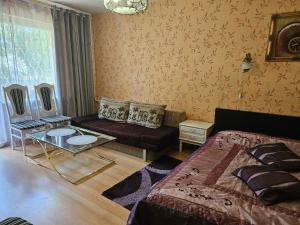 Vieno kambario butas su balkonu