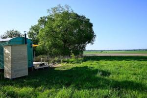 Bienenwagen Weitblick, Kamin, Sauna ganzjährig nutzbar