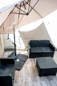 Maisons de vacances Maison de Lea, climatisee, 50 m marche local de Bergerac, terrasse : photos des chambres