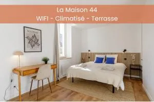 La Maison 44 - T2 - clim, terrasse, garage, Via Rhôna - 蒙布舍叙尔雅布龙