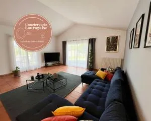 Villa Louis - calme et spacieuse avec vue - Puginier