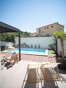 Magnificent villa terrace swimming pool and park