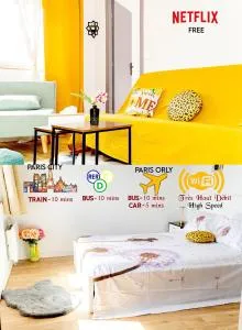 Sky Haven, 5Mins Orly Airport - 阿蒂斯蒙斯