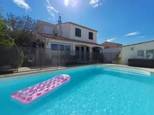 Palavas Belle Villa Piscine 3Chbres,Proche Plage Centre - 帕拉瓦莱弗洛