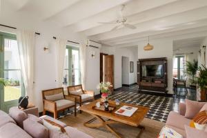 La Estada, Huge 4 BHK Villa in Assagao with Large Private Pool & Garden, Security, Kitchen