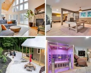 '"Luxury Mountain Getaway'" Sauna, Hot Tub, Massage Chair, Pool Table - بارتليت