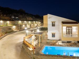 POSEIDON Villas Agia Pelagia-Private swimming pool and sea view