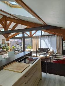 Appartements Appartement spacieux a Saint-Jean-Lasseille avec vue sur montagne : photos des chambres