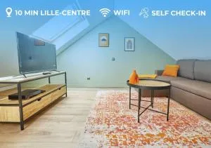 Elégant T3 A 5 min de la gare Lille-Flandres - 蒙桑巴勒尔